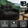 Polster Gartenmöbel Rückenkissen 40x60 cm Outdoor Produktbild-Vorschau 3