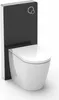 Schwarzglas Sanitärmodul für Stand-WC inkl. Produktbild-Vorschau 2