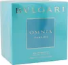 Quadratische Box des Damendufts Bvlgari Omnia Paraiba, glänzendes Türkis mit silbernem Logo und 40 ml Angabe. Produktbild-Vorschau