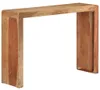 vidaXL Konzolový stolík 110x30x76 cm z masívneho dreva Náhľad obrázku produktu 7