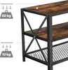 Televizní stolek RTV 160 cm hnědý LOFT Náhled obrázku produktu 8