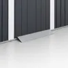 Aga Záhradný domček 238x132x180 cm Tmavosivý Náhľad obrázku produktu 3