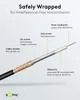 Goobay 51679 Cavo di prolunga per antenna WLAN, 10 m, nero Anteprima dell’immagine prodotto 11