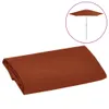 vidaXL Ersatzbezug für Sonnenschirm Terracotta-Rot 300 cm Produktbild-Vorschau 8