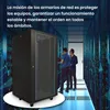 Extralink Armario Rack de Suelo 27U 19" 600 × 600 mm, Negro Vista previa de la imagen del producto 6