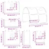 vidaXL Tende per letto a soppalco con tunnel Rosa Anteprima dell’immagine prodotto 8