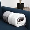 Kuscheldecke XXL (130x170cm) - Hellgrau Karo - Flauschdecke Produktbild-Vorschau 6