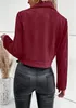 ASKSA Damen Faux Wildleder Biker Moto Jacke Langarm Produktbild-Vorschau 3