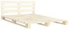 vidaXL Palettenbett Massivholz Kiefer 140×200 cm Produktbild-Vorschau 1