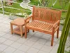 Beaufort 100 cm -Teak Gartenbank Zweisitzer Produktbild-Vorschau 4