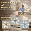 Modernes LED Ventilator Deckenlampe Weiß, Leiser, Produktbild-Vorschau 3