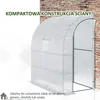 Tunel foliowy Outsunny do uprawy pomidorów z oknem Podgląd zdjęcia produktu 5