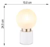 GLOBO 21003WN, Kov, Sklo, IP20, II, E14, 25 W, 230 V Náhľad obrázku produktu 9