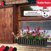 KOTARBAU® 2er Set Blumenkasten Blumentopf 58x18x16 cm Grau Produktbild-Vorschau 4