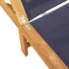 The Living Store Sonnenliege Blau Massivholz Akazie und Produktbild-Vorschau 8