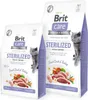 Two bags of cat food are shown side-by-side, with a cat peeking out from behind each bag. Produktbild-Vorschau