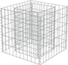 vidaXL Gabbione letto rialzato Acciaio zincato 50×50×50 cm Anteprima dell’immagine prodotto 1