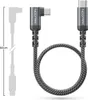 deleyCON 0,5m USB C Kabel Kurz Winkel 90 Grad (60W Produktbild-Vorschau 3