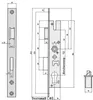Rohrrahmen-Einsteckschloss 1004 72 PZW 24/40/72/8 mm Produktbild-Vorschau 9
