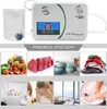 A collage of images showcasing the product's various applications, including water purification, food sterilization, and laundry. Produktbild-Vorschau