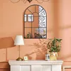 HOMCOM 91 x 60 cm Wandspiegel Bogenfenster-Spiegel Produktbild-Vorschau 5