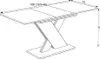 Tavolo allungabile Axi 120x75x76H colore rovere Anteprima dell’immagine prodotto 6