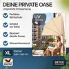 DETEX® 2x Balkonfächer Sichtschutz inkl. Abdeckung Produktbild-Vorschau 2
