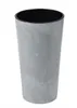 HowHomely Urbanika kvetináč 46,6 cm vysoký, kvetináč, sivý Náhľad obrázku produktu 10