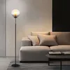 Globo Lighting Stehleuchte Metall schwarz matt, Glaskugel Produktbild-Vorschau 4