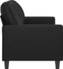 vidaXL 2-Sitzer-Sofa Schwarz 120 cm Kunstleder Produktbild-Vorschau 5