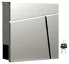 Cassetta postale di design Wiltec V23 in acciaio inox 370 x Anteprima dell’immagine prodotto 8