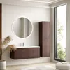 LOMAZOO Waschtisch ROVANI 100 cm - Nussbaum Rillenfront - Produktbild-Vorschau 2