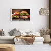 Gerahmtes Poster - Weißer Rahmen - Amerikaner Hamburger Produktbild-Vorschau 7