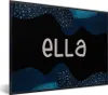 MuchoWow® Gerahmtes Poster Ella - Pastell - Mädchen 80x60 Produktbild-Vorschau 1
