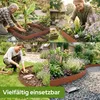 AREBOS Cortenstahl Rasenkante 15 m Set – flexible Produktbild-Vorschau 9