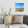 DEQORI Glasbild Echtglas 30x30 cm 'Leuchtturm auf Amrum' Produktbild-Vorschau 3