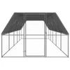 vidaXL Gabbia per polli da esterno 3x10x2 m Acciaio zincato Anteprima dell’immagine prodotto 1
