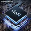 USAMS GaN Ladegerät 65W 2xUSB-C+USB Schnellladung Weiß Produktbild-Vorschau 4