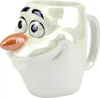 A 3D mug shaped like Olaf from Frozen II, with a glossy white finish. Podgląd zdjęcia produktu