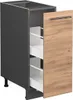 Apothekerschrank Vicco Fame-Line Goldkraft Eiche 30 cm ohne Produktbild-Vorschau 5