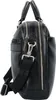 Side view of a black leather briefcase. Produktbild-Vorschau