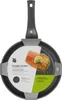 A frying pan with a piece of salmon on a label. Náhľad obrázku produktu