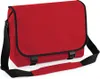 A red messenger bag with black trim and strap is shown against a white background. Anteprima dell’immagine prodotto