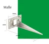 Novatool 4 x Gartenspies 10 x 6 x 18 cm Edelstahl Profi Produktbild-Vorschau 4