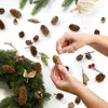 COM-FOUR® 6 stuks kerstdecoratie in een zak, met kegeltjes, Productafbeelding-voorbeeld 3