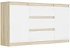 Komoda 140 cm zásuvky dveře skříňka FRAMIRE R-140-S3 mix Náhled obrázku produktu 1