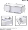 Tavolino Sweiko 100x50x40cm Tavolino regolabile in altezza Anteprima dell’immagine prodotto 7