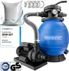 MONZANA® Sandfilteranlage SF12K 10.200L/h bis 35.000L Pool Produktbild-Vorschau 1