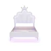 Lit rembourré INONEFT, 90x190 cm, avec éclairage LED, lit Voir les images du produit 12