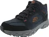 A single blue and black Skechers men's boot is shown against a white background. Produktbild-Vorschau